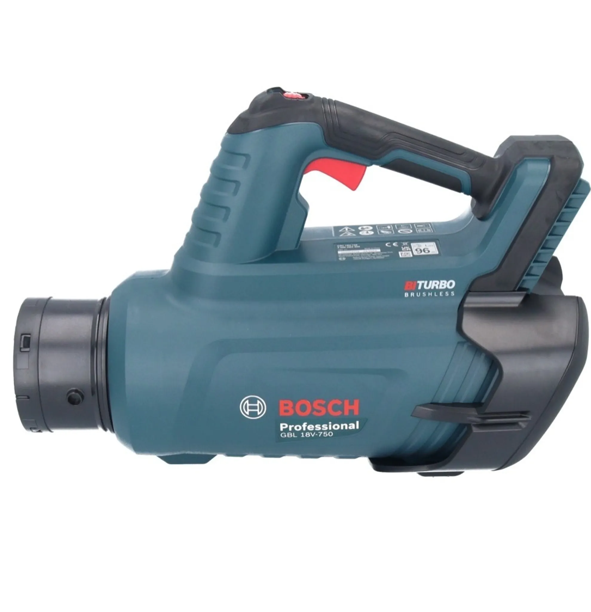 Bosch GBL 18V-750 Professional Akku Gebläse 18 V BITURBO Brushless + 2x Akku 4,0 Ah + Ladegerät – Bild 3