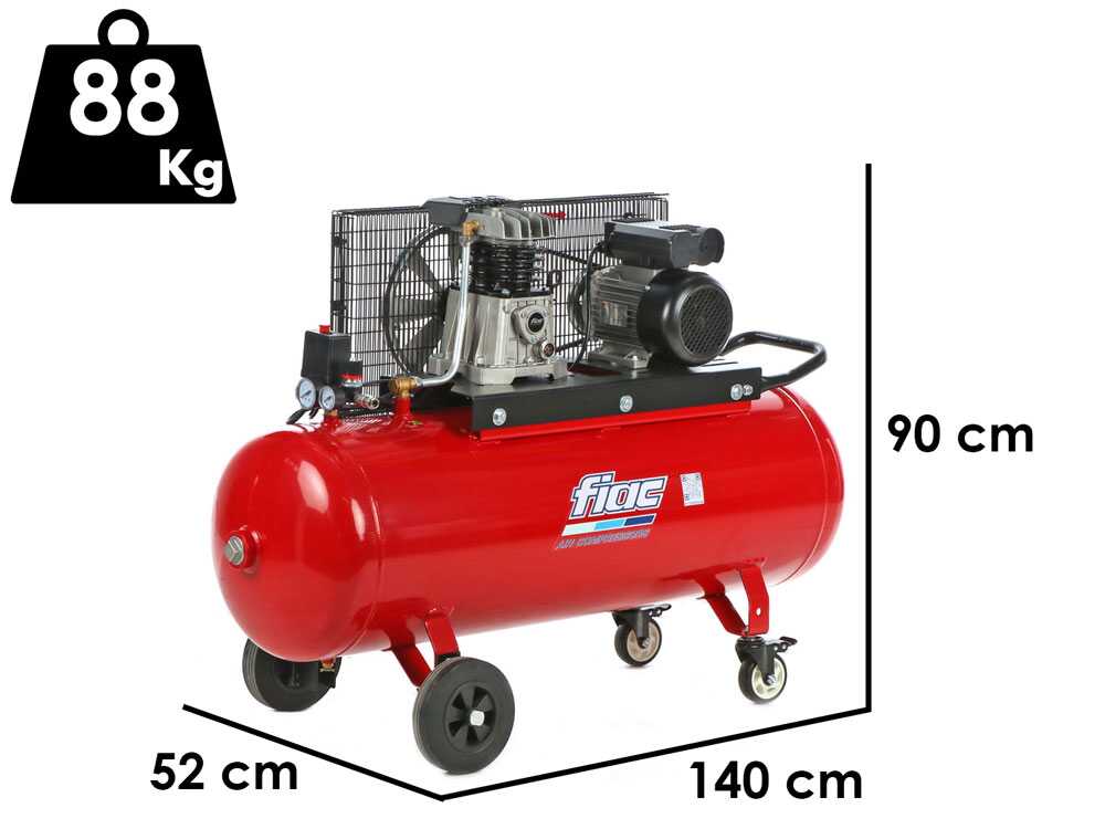 Fiac AB 150/348 - Luftkompressor mit Riemenantrieb 230V - Motor 3 PS - 150 lt
