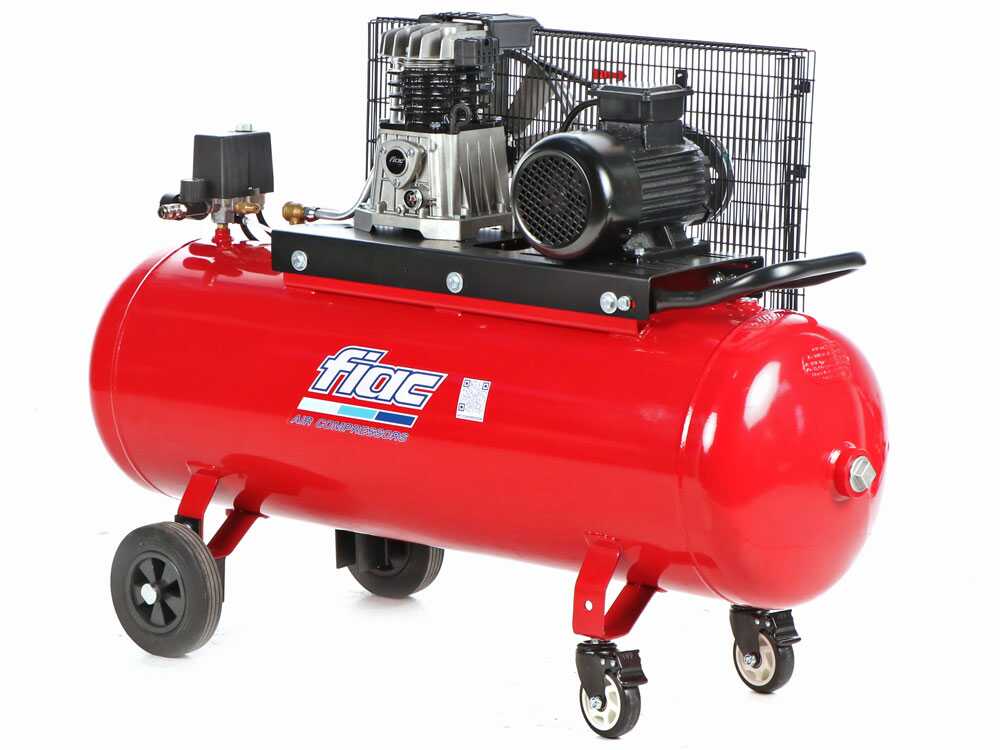Fiac AB 150/348 - Luftkompressor mit Riemenantrieb 400V- Motor 3 PS - 150 lt – Bild 3