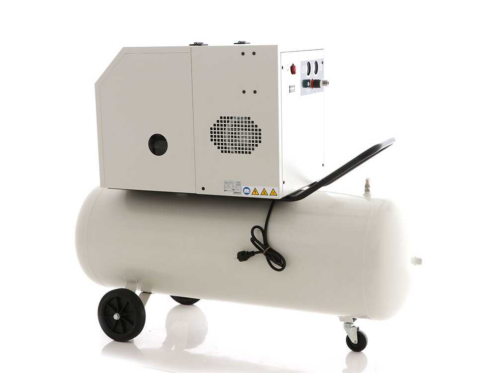 FIAC Silent AB200/360M - Elektro Kompressor auf Wagen - 230V - mit Riemen - 3 PS