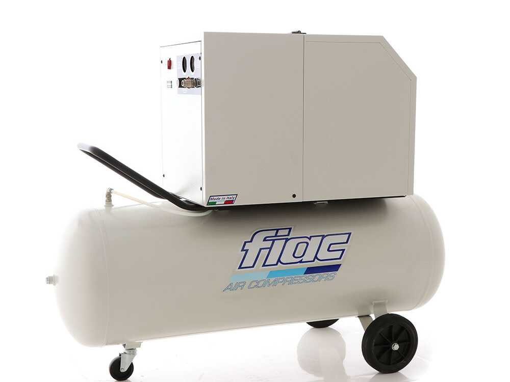 FIAC Silent AB200/360M - Elektro Kompressor auf Wagen - 230V - mit Riemen - 3 PS – Bild 3