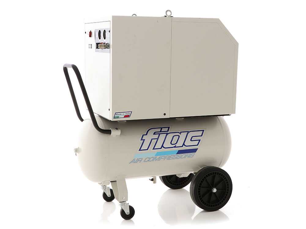 FIAC Silent AB90/360M – Einphasen-Elektroluftkompressor mit Riemenantrieb – 3-PS-Motor – 90 Liter – Bild 4