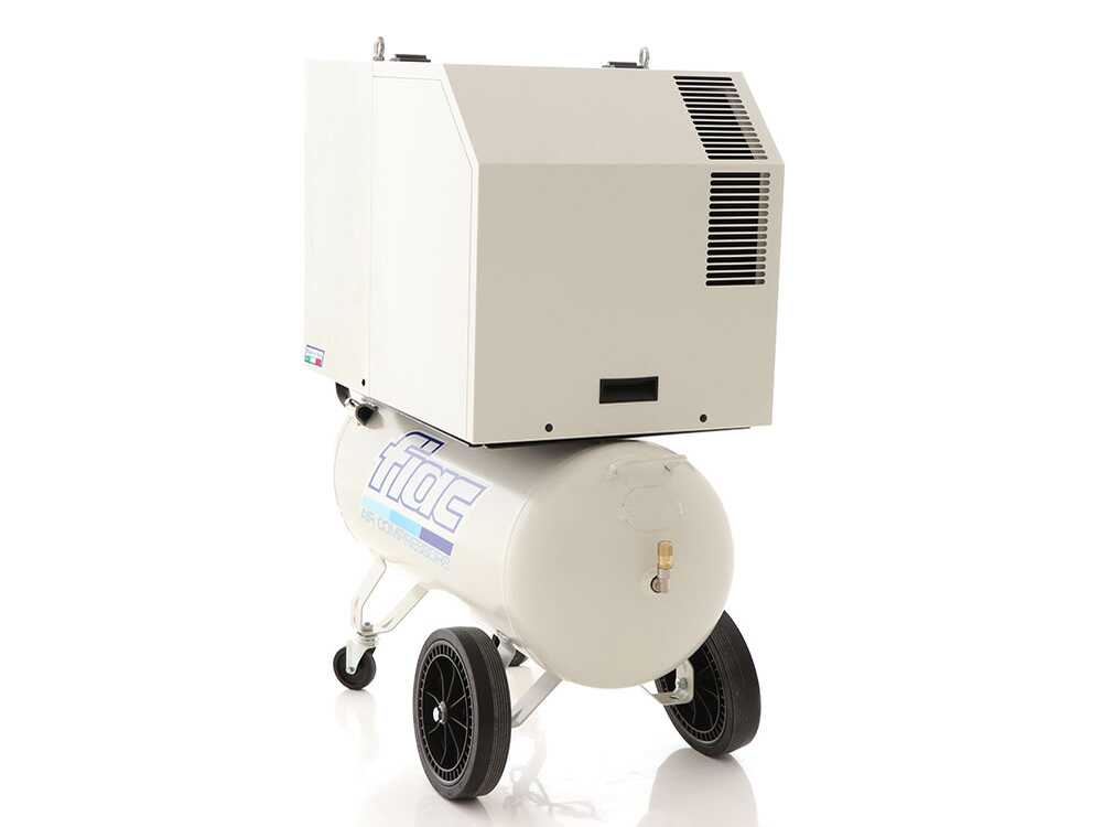 FIAC Silent AB90/360M – Einphasen-Elektroluftkompressor mit Riemenantrieb – 3-PS-Motor – 90 Liter – Bild 2