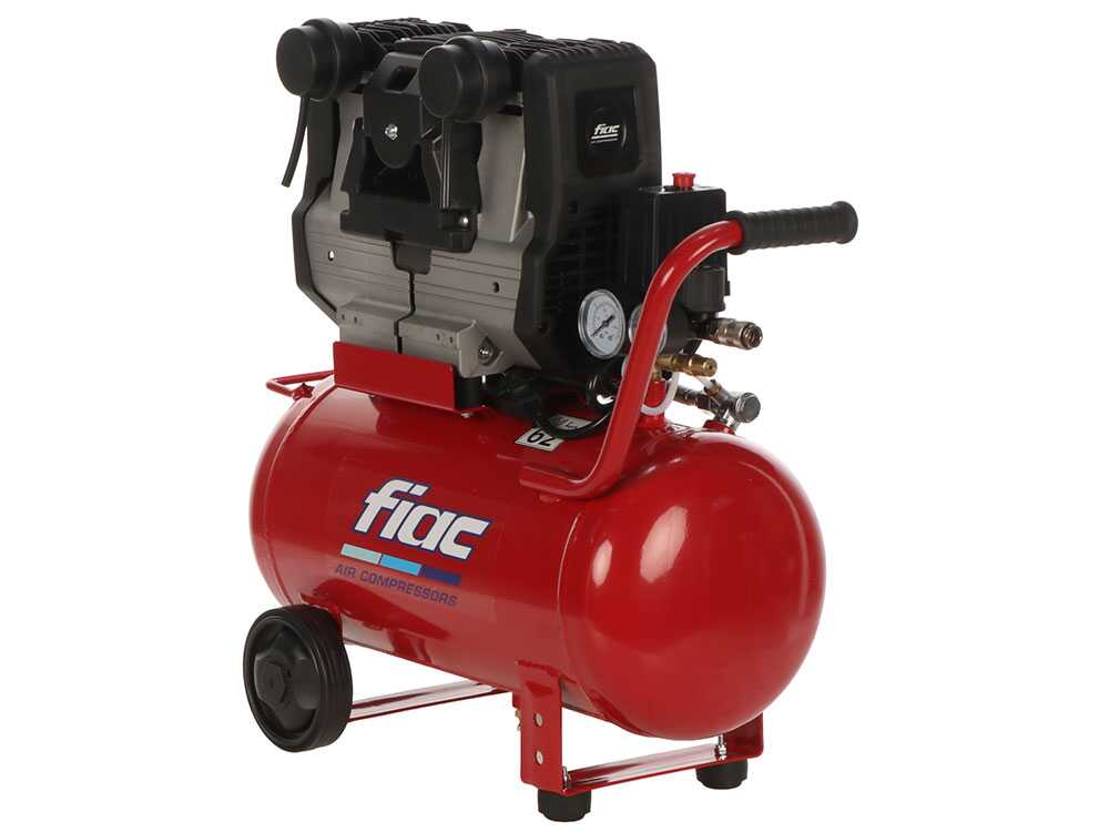 FIAC Xilence 24 XS258 – Einphasiger, geräuscharmer elektrischer Kompressor – Ölfrei – 2-PS-Motor – 24 l – Bild 2