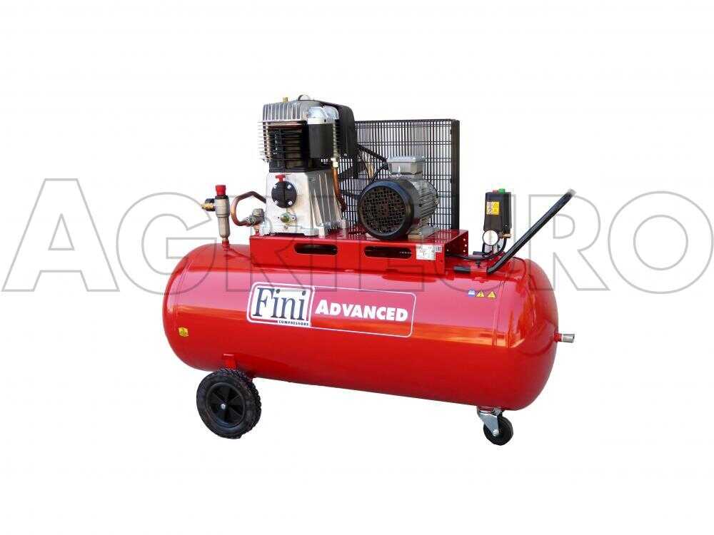 FINI ADVANCED BK 114-270L - Kompressor mit Riemenantrieb 400V - 5.5 PS - 270 Lt – Bild 4