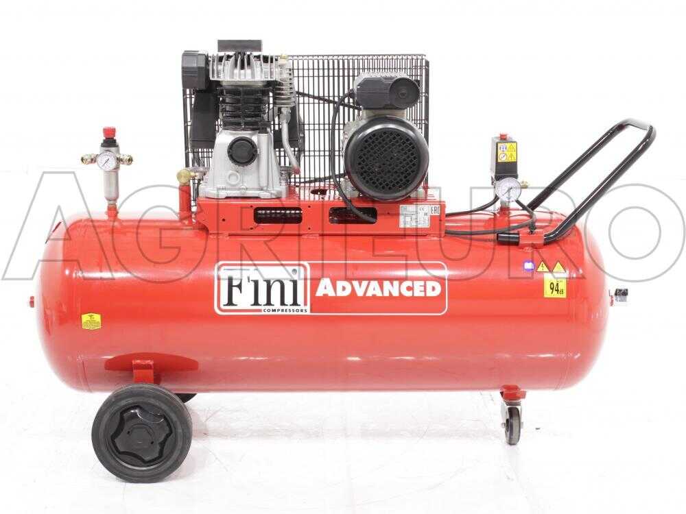 FINI ADVANCED MK 103-150-3M - Elektrischer Kompressor mit Riemenantrieb 230V - 3 PS - 150 Lt – Bild 4