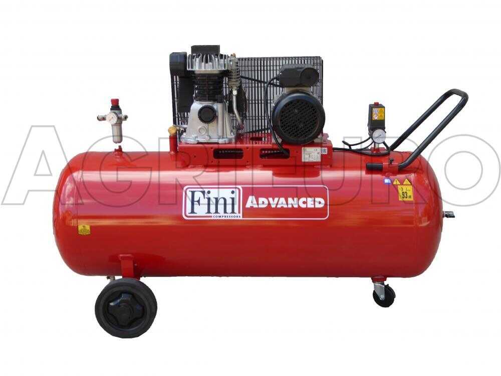 FINI ADVANCED MK 103-200-3M - Elektrischer Kompressor 230V - Riemenantrieb - 3PS – Bild 2