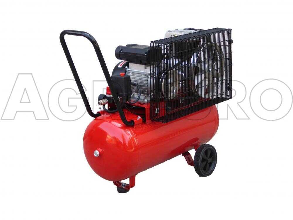 FINI MK 102 N 50 2M - Elektrischer Kompressor mit Riemenantrieb - Motor 2PS - 50Lt – Bild 3