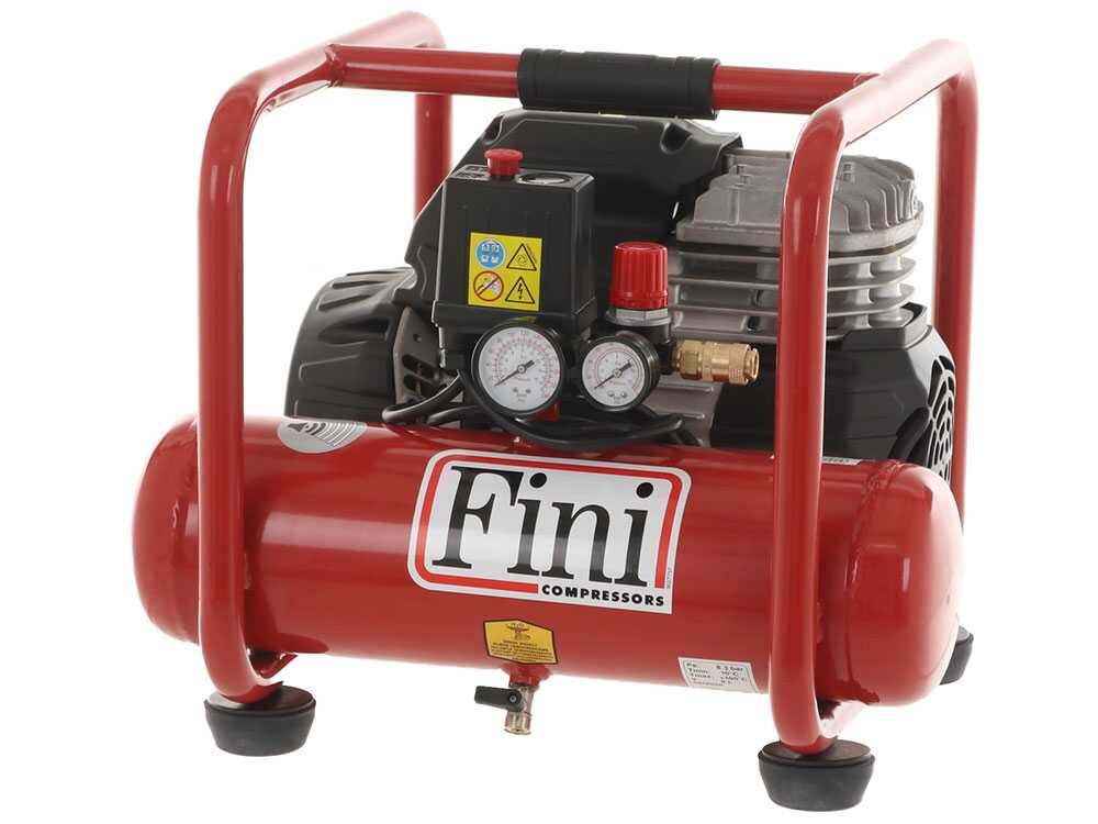 Fini Scout 6/244 - Tragbarer elektrischer kompakter Kompressor - Motor 1.5PS - 8 bar – Bild 2
