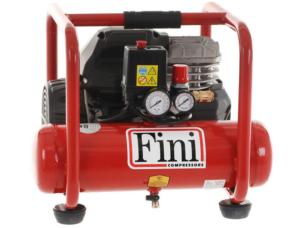 Fini Scout 6/244 - Tragbarer elektrischer kompakter Kompressor - Motor 1.5PS - 8 bar – Bild 3