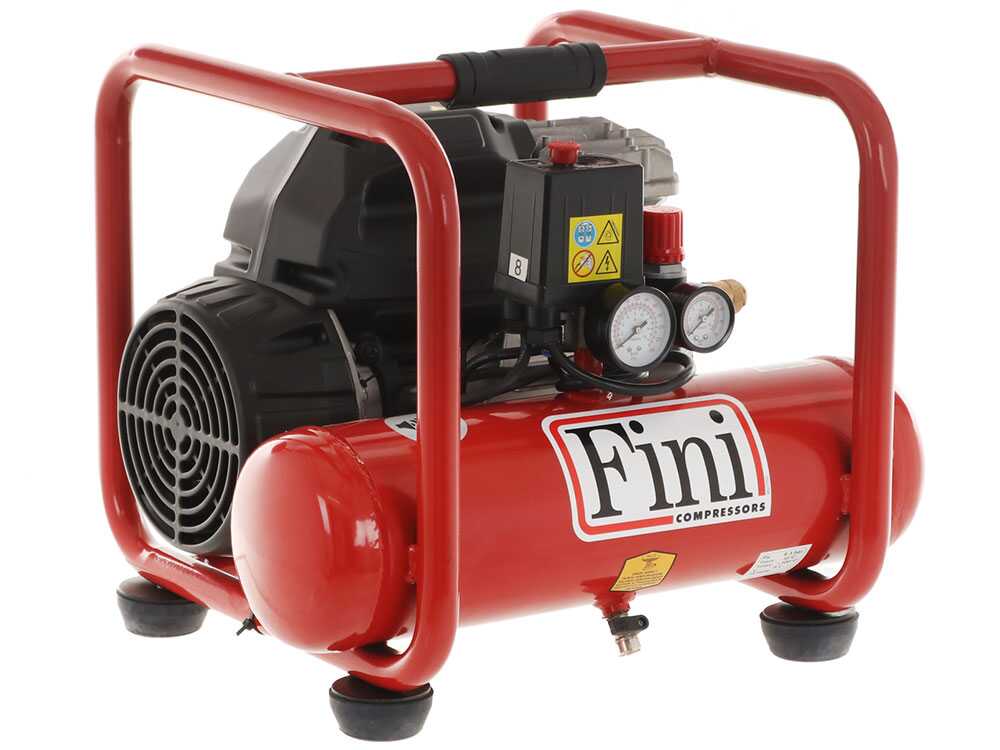 Fini Scout 6/244 - Tragbarer elektrischer kompakter Kompressor - Motor 1.5PS - 8 bar – Bild 4