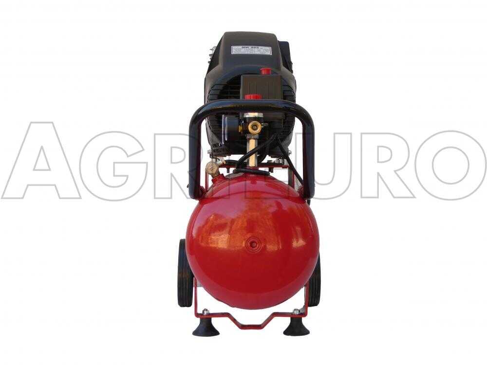 FINI TIGER MK 285 24 - Elektrischer tragbarer Kompressor mit Wagen - Motor 2.5PS - 24 Lt – Bild 2