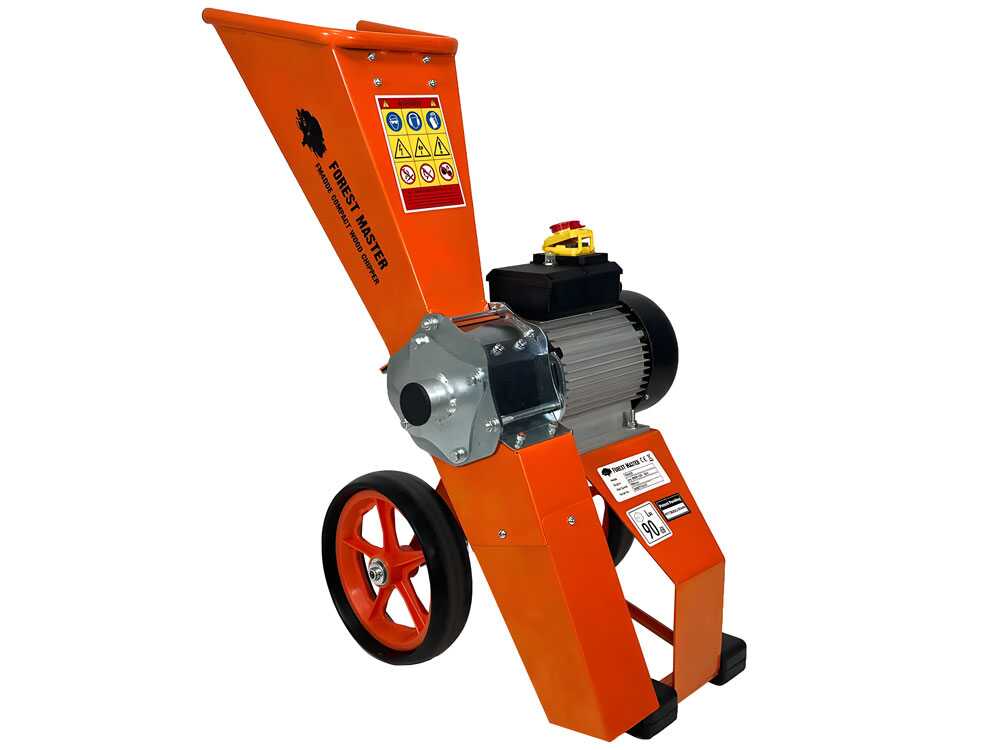 Forest Master FM4DDE-MUL-EU - Elektrischer Häcksler - 4 PS – Bild 3