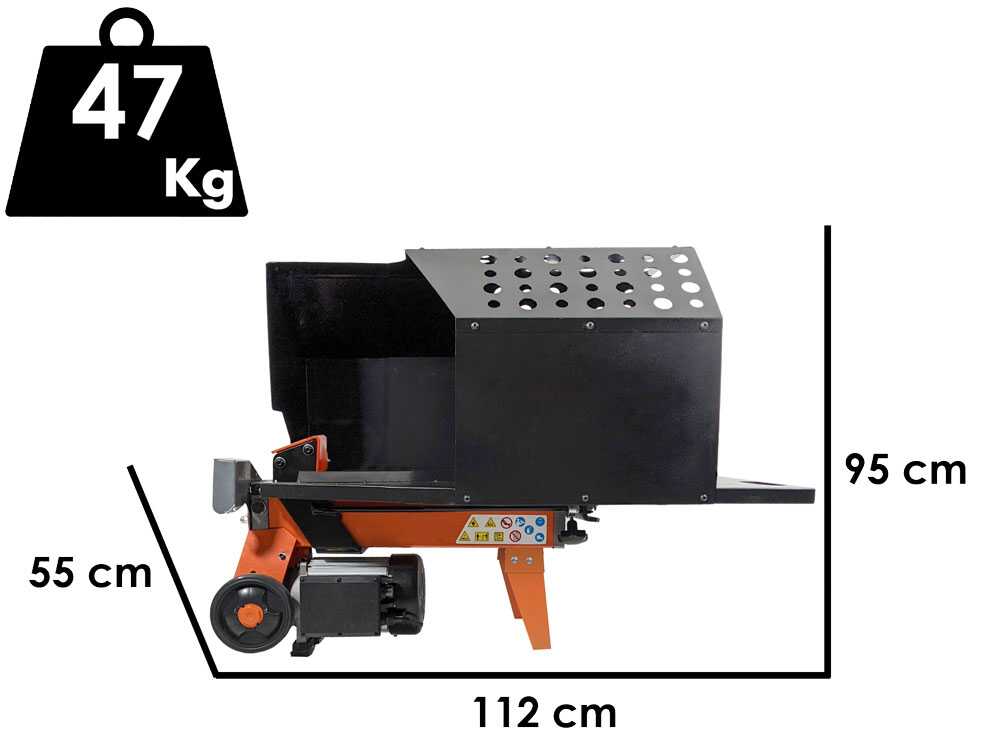 Forest Master FM5D-TC - Elektrischer Holzspalter - liegend - 230V