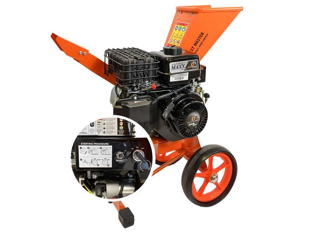 Forest Master FM6DDES – Benzin-Häcksler – 7-PS-LCT-Benzinmotor – E-Starter – Bild 3