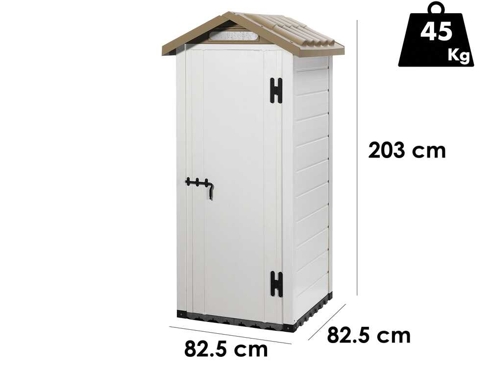 Garofalo Tuscany 80 – Gerätehaus – 82,5 × 82,5 × 203 cm – Bild 3