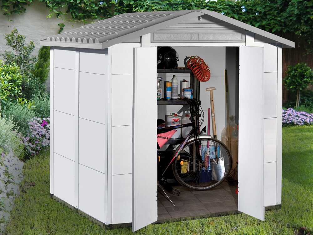 Garofalo Urban 200 – Gerätehaus – Mit Doppeltür – 202,5 × 162,5 × 216 cm