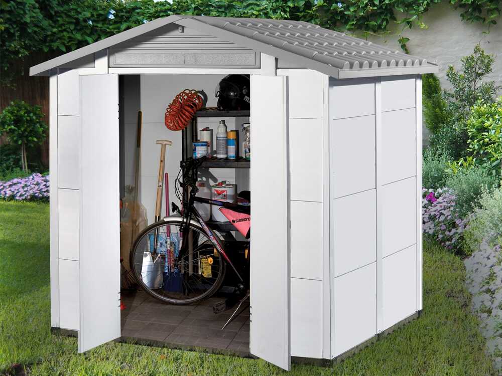 Garofalo Urban 200 – Gerätehaus – Mit Doppeltür – 202,5 × 162,5 × 216 cm – Bild 2