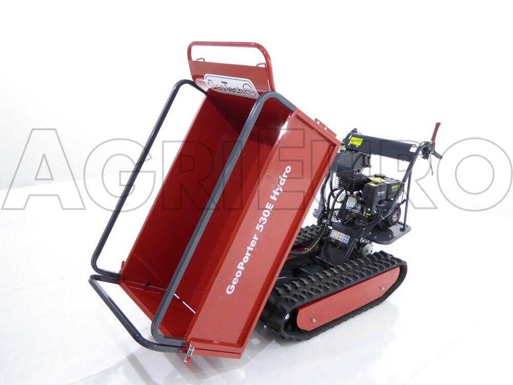 GeoPorter 530E BS Hydro - Raupendumper - 10 PS - Hydraulisches Kippsystem, Ladekapazität 500 kg – Bild 3