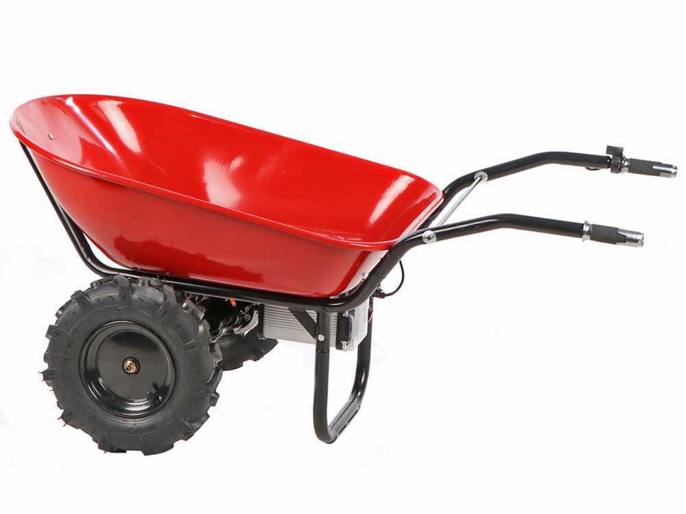 Geotech CAR 260T-100 - Akku-Schubkarre mit Traktorreifen - Akku 40V 6 Ah – Bild 3