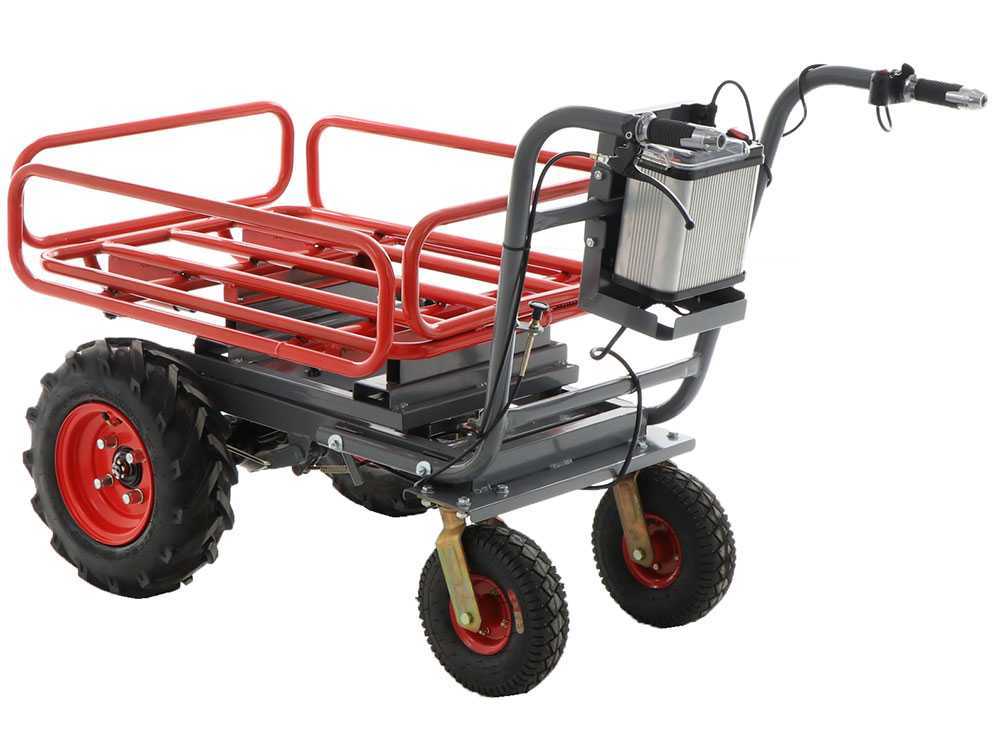 GeoTech CAR 300T-T PLUS Akku-Schubkarre - 40V und 6 Ah Akku – Bild 2