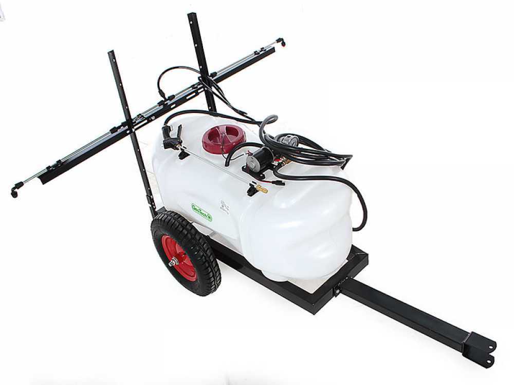 GeoTech CZ100D - Tank für Spritzanwendung für Rasentraktor - Pumpe 12 V - 100 l