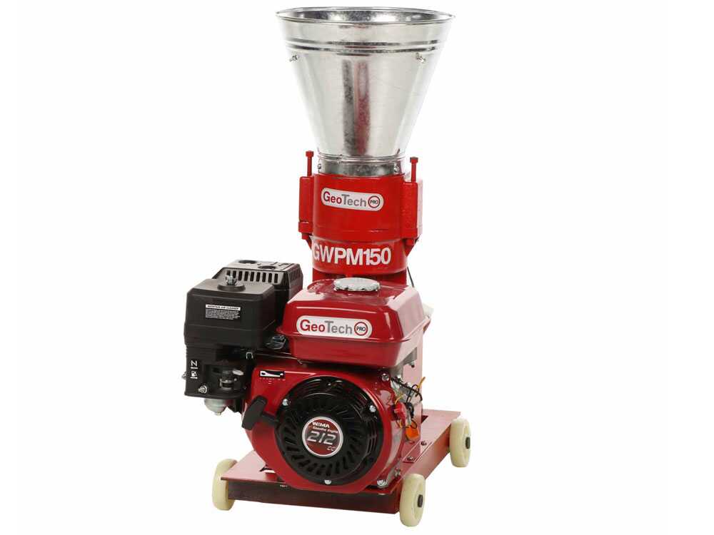 GeoTech GWPM150 - Pelletpresse mit Benzinmotor - Pelletherstellung für die Heizung – Bild 4