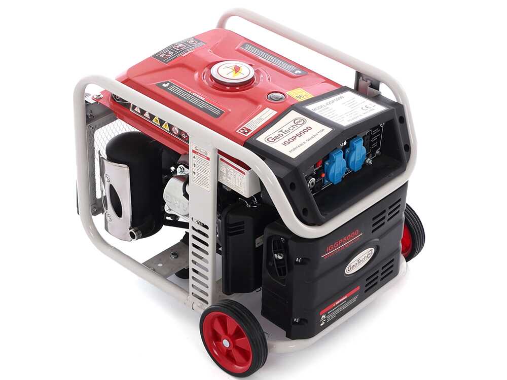 GeoTech iGGP5000 - Inverter-Stromerzeuger mit Rädern 4 kW - Dauerleistung 3.5 kW - 230V – Bild 4