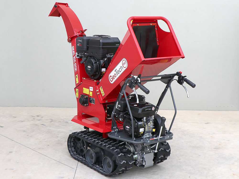GeoTech-Pro BMS155 BS - Häcksler mit Raupenantrieb und Motorschubkarre - B&S XR2100 Motor – Bild 4