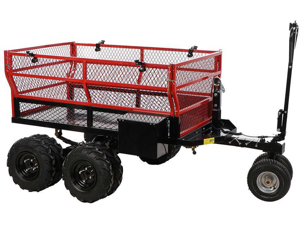 GeoTech-Pro E-Truck 600 - Batteriebetriebene Schubkarre mit Anhänger - Akku 48V 15Ah – Bild 4