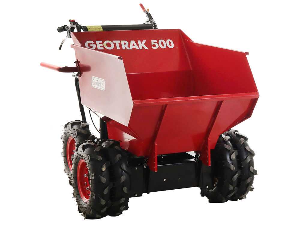 GeoTech Pro GEOTRAK 500 - Motorschubkarre - Kippmulde 500 kg - Allradantrieb – Bild 4