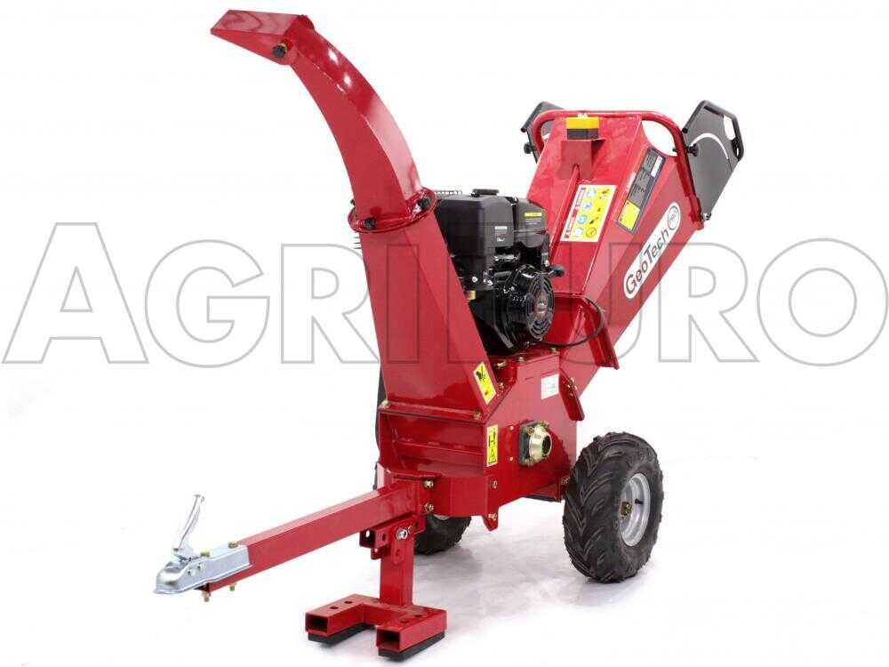GeoTech Pro PCS 155 LE - Profi Benzin-Häcksler - Loncin Motor 15 PS - Elektro Starter – Bild 4