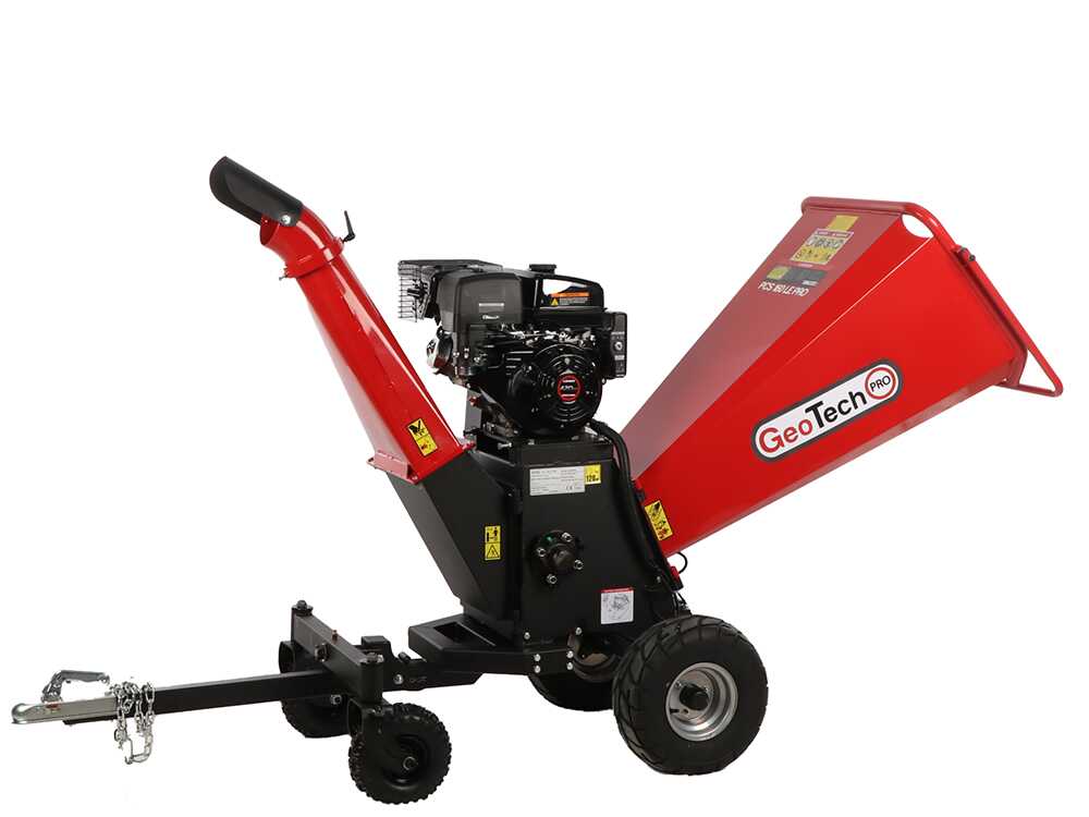 GeoTech-Pro PCS 160LE PRO - Profi Häcksler - Motor Loncin G420FD – Bild 3