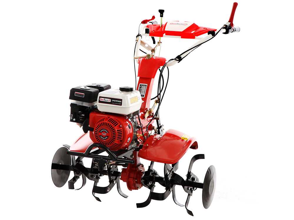 GeoTech-Pro PGT 900 – Benzin-Motorhacke mit 7 PS, 2+1-Getriebe und Zahnradantrieb