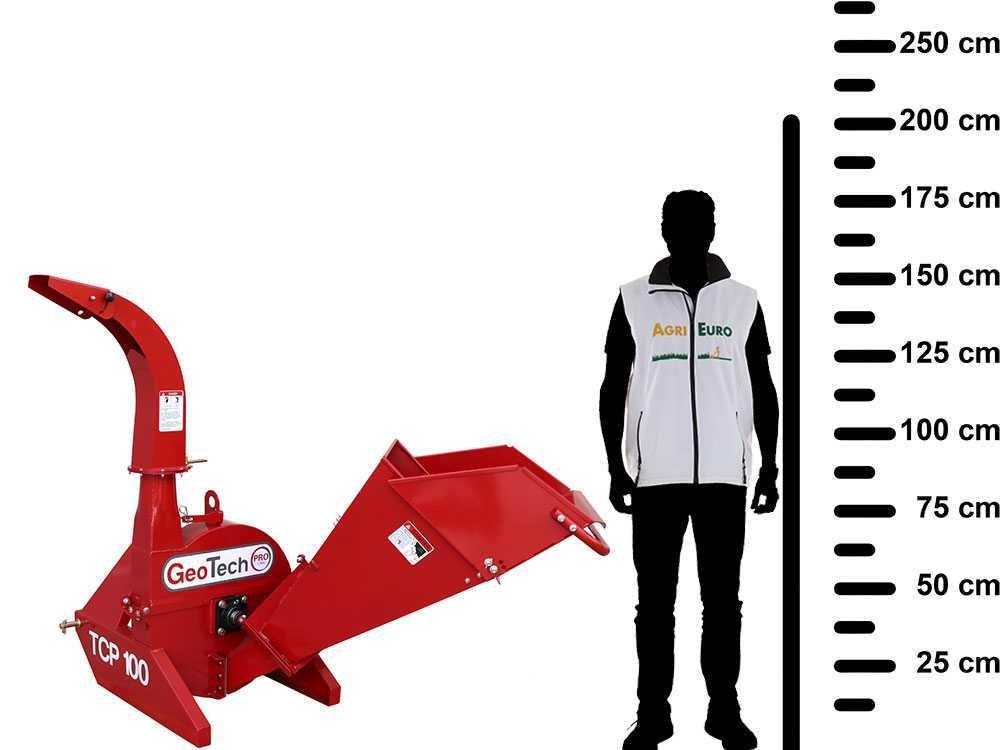 GeoTech Pro TCP 100 - Häcksler für Traktoren - Schnittdurchmesser 100 mm – Bild 2