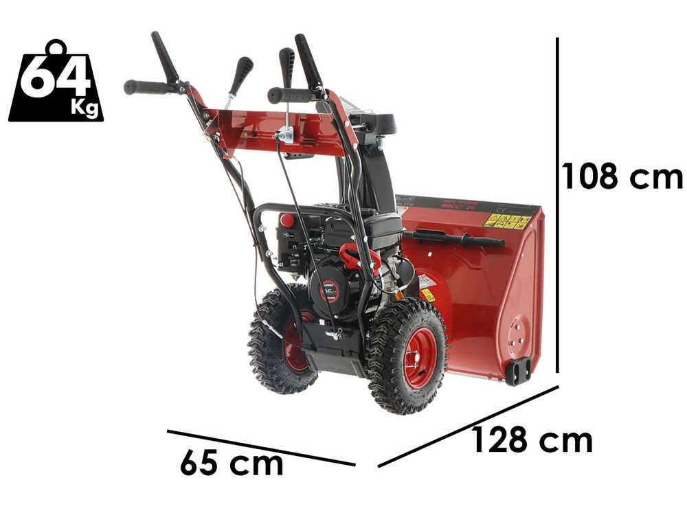 GeoTech ST 662 WL EVO - Benzin-Schneefräse - Loncin H200