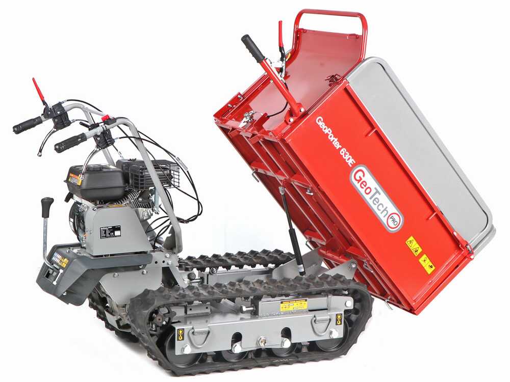 GeotechPro GeoPorter 630E - Raupendumper - ausziehbare Mulde 600 kg – Bild 2