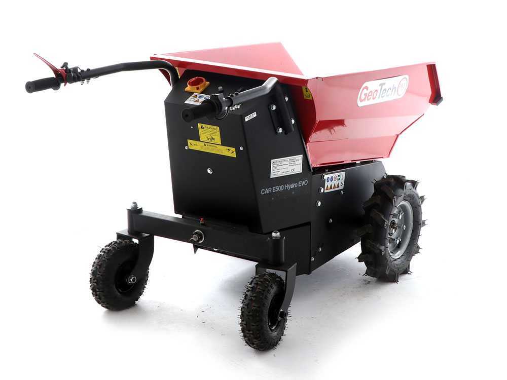 GeotechPro Mini Dumper CAR E500 e-Lift - Akku-Schubkarre - Elektrischer Dumper 500 kg – Bild 3
