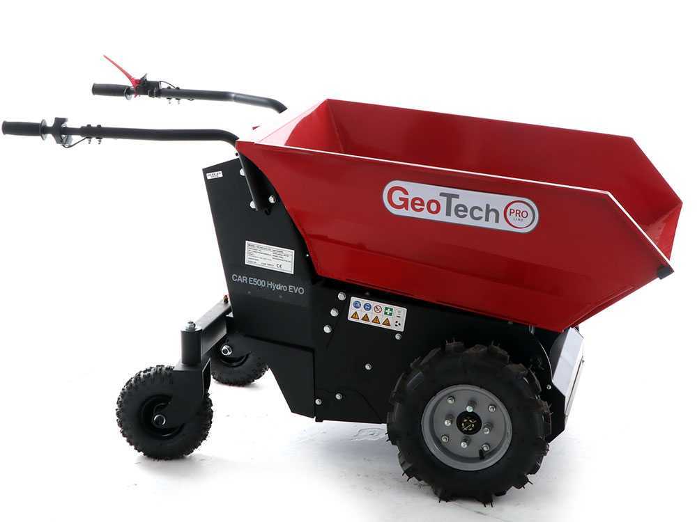 GeotechPro Mini Dumper CAR E500 e-Lift - Akku-Schubkarre - Elektrischer Dumper 500 kg – Bild 4