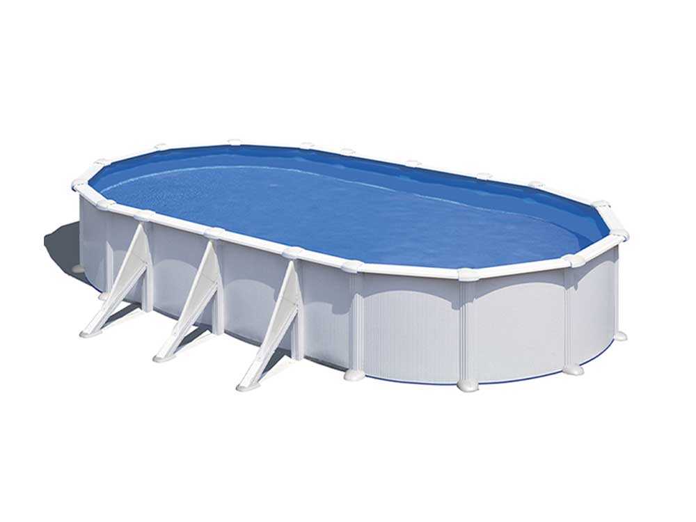 Gre Atlantis Oval 800x470x132cm - Stahlwandbecken – Bild 2