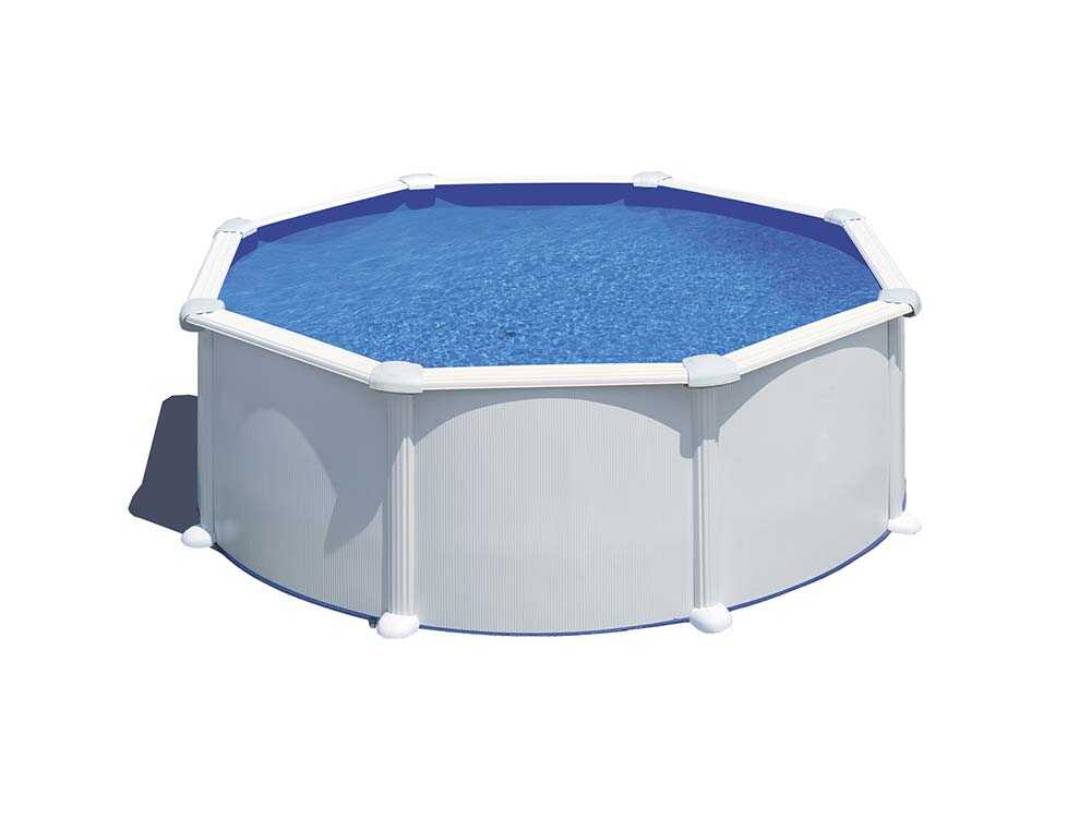 Gre Atlantis Rund Ø350 x 120cm - Aufstellpool aus Stahl - Aqualoon Filter – Bild 3