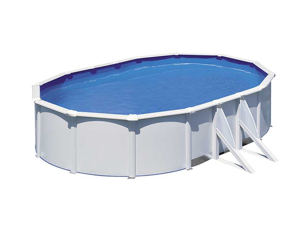 Gre Fidji Oval 500x300x120cm - Ovaler Stahlwandpool – Bild 2