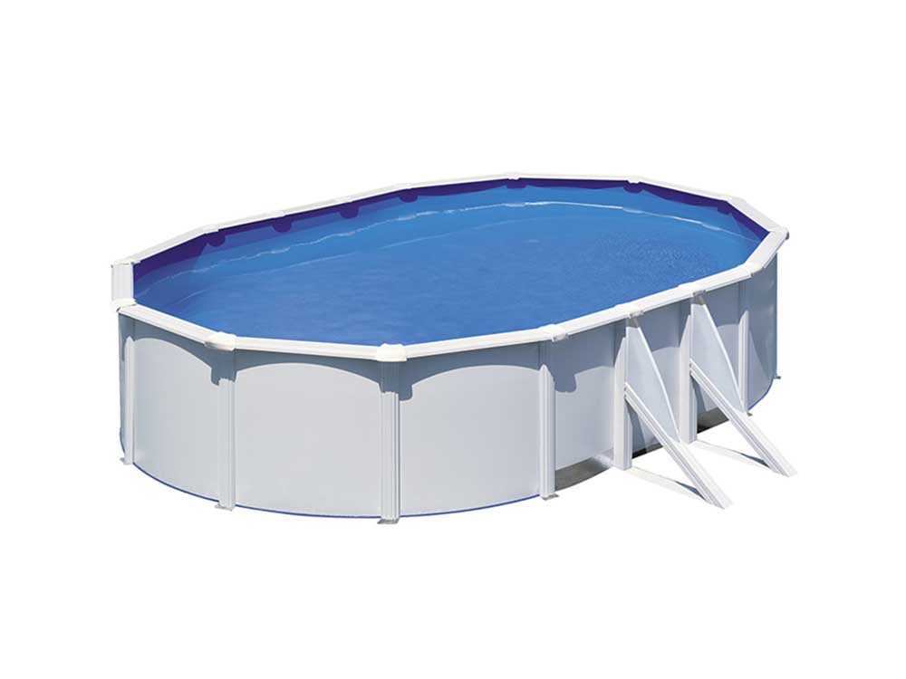 Gre Fidji Oval 610x375x120cm - Ovaler Stahlwandpool – Bild 3