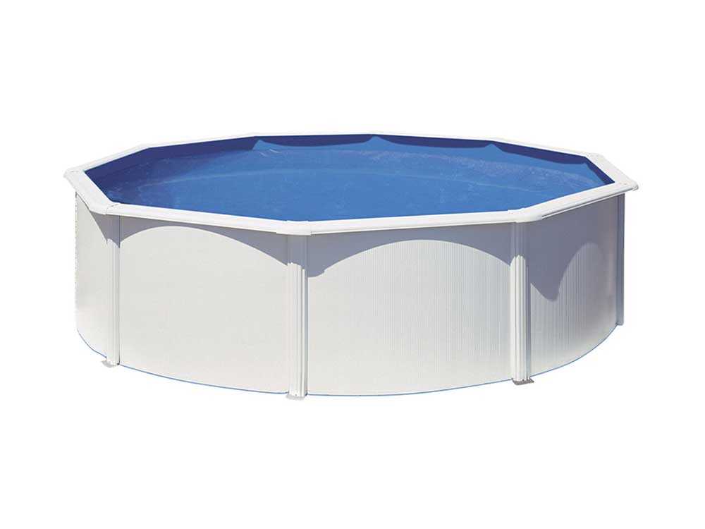Gre Fidji rund Ø460 x 120 cm - Runder Stahlwandpool – Bild 2