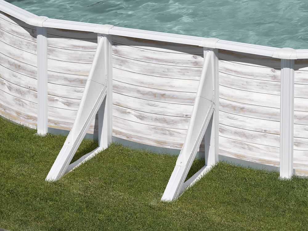 Gre Finlandia Oval 500x300x120cm - Stahlwandbecken – Bild 4