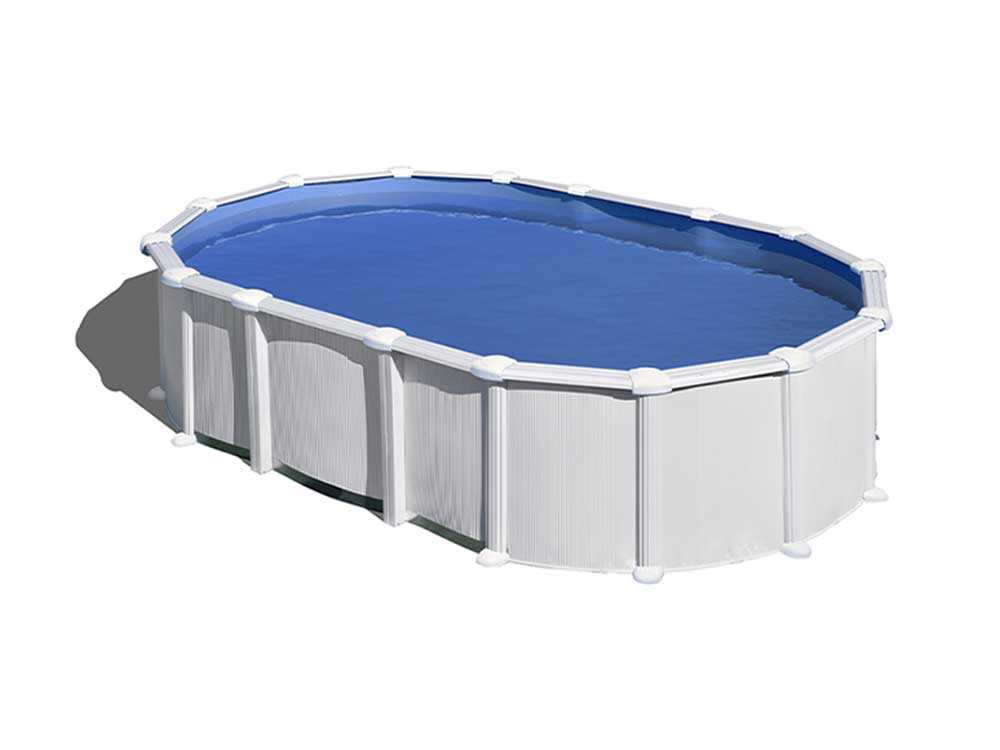 Gre Haiti Oval 610x375x132cm - Oberirdischer Stahlpool - mit unterirdischen Stäben – Bild 2
