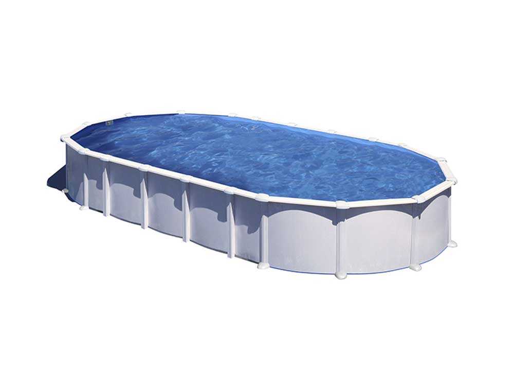 Gre Haiti Ovale 915x470x132cm - Oberirdischer Pool - Eingegrabene Balken – Bild 2
