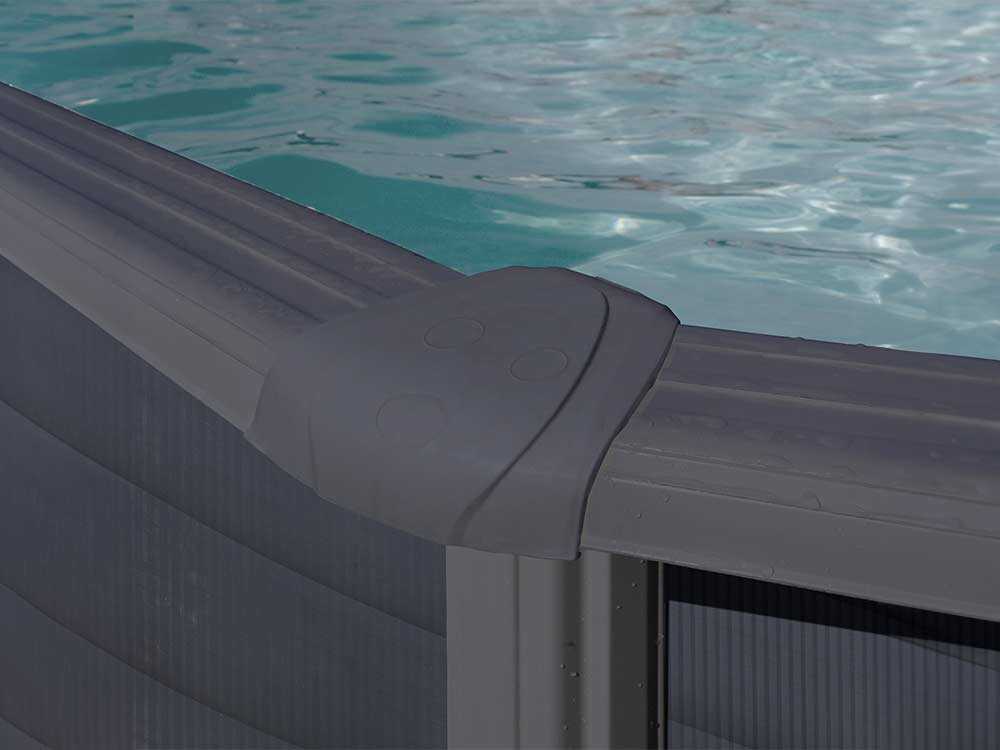 Gre Kea Oval 500x300x120cm - Aufstellpool aus Stahl – Bild 4