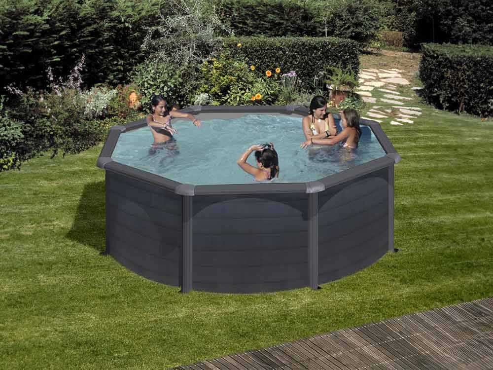 Gre Kea Rund Ø300 x 120 cm - Stahlwandpool – Bild 3