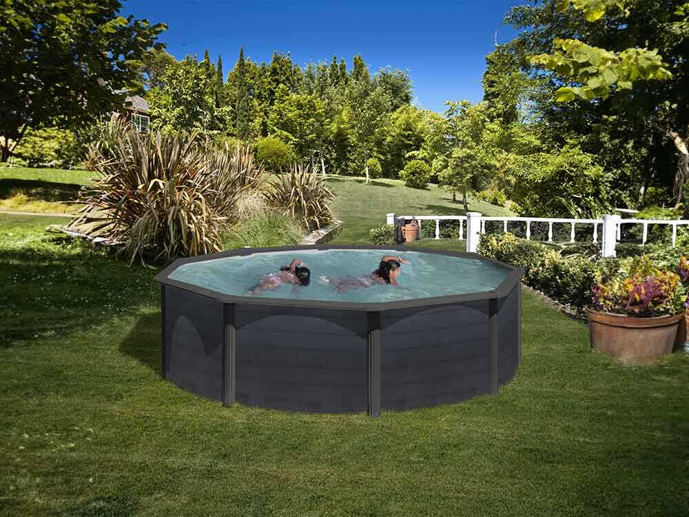 Gre Kea Rund Ø460 x 120 cm - Stahlwandpool – Bild 3
